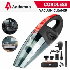 Audew S1 8500Pa Handheld Cordless Vacuum Cleaner Wet & Dry Car Home UK Plug