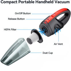 Audew S1 8500Pa Handheld Cordless Vacuum Cleaner Wet & Dry Car Home UK Plug -Home Appliance Store 94598821 3