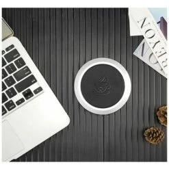 USB Hot Coaster Thermal Insulation Heating Pad Black 9 USB Hot Coaster Thermal Insulation Heating Pad Black -Home Appliance Store 95308883 3