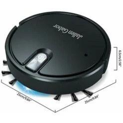 Robot Vacuum Cleaner 5 In 1 Cordless Vacuum Cleaner With LED Mood Lights Humidifying Vacuum Cleaner COLOR: Black -Home Appliance Store 95312332 4