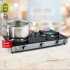 Klarstein Barzona 3 Camping Stove 3 Burners 3.4 KW & 0.75 KW & 4.3 KW Glass Top And Stainless Steel Housing -Home Appliance Store 95821199 1