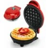 Waffle Iron Mini Waffles, Small Waffle Iron With Non-stick Coating For Classic Waffles, Waffle Iron Belgian Waffles For Children's Birthday Parties, Family Celebrations, Easter 2 Waffle Iron Mini Waffles, Small Waffle Iron With Non-stick Coating For Classic Waffles, Waffle Iron Belgian Waffles For Children's Birthday Parties, Family Celebrations, Easter -Home Appliance Store 96178587 1