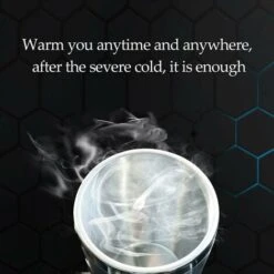 Electric Heating Travel Mug 12V 454ML Stainless Steel Travel Cup With Lid And Handle Electric Insulated Plug Kettles Car Coffee Mug Heater,16.5CM -Home Appliance Store 96245136 5