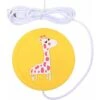 LITZEE Cup Warmer 1pcs Cup Warmer Mat Drink Coaster, Cartoon Silicone USB Cup Warmer Coaster Coffee Cup Electric Heating Pad Drink Coaster Drink Warmer Pad Portable Coffee Tea Pad For Home, Office。Yel -Home Appliance Store 96306951 1