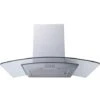 70cm Curved Glass Hood Stainless Steel - DOMCH70CVGLSS -Home Appliance Store 96459917 1