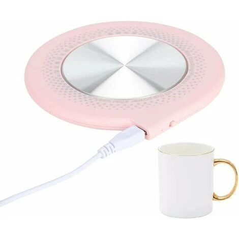 USB Heating Insulation Pad, 10W Milk Tea Cup Heating Pad, Pink 3 USB Heating Insulation Pad, 10W Milk Tea Cup Heating Pad, Pink