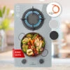 Klarstein Firetale Gas Hob 2-Burner Aluminium Burner Natural Gas/Propane Incl. Hose And Pressure Reducer 1 Klarstein Firetale Gas Hob 2-Burner Aluminium Burner Natural Gas/Propane Incl. Hose And Pressure Reducer -Home Appliance Store 97224695 1