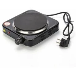 1000 W Hob, Black Ideal Kitchen Hob For Student Accommodation, In The Garden Or At The Campsite, Electric Hob With Infinitely Adjustable Thermostat -Home Appliance Store 97454416 4