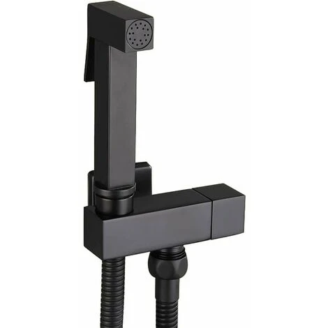 Toilet Spray Kit, Black Brass Hand Held Bidet Sprayer Bidet Sprayer Wall Mounted Toilet Sprayer Complete Kit G1/2 3 Toilet Spray Kit, Black Brass Hand Held Bidet Sprayer Bidet Sprayer Wall Mounted Toilet Sprayer Complete Kit G1/2