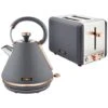 Tower Cavaletto Pyramid Kettle And 2 Slice Toaster Set Grey -Home Appliance Store 98481195 1