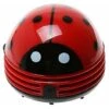 Moon-Mini Electric Tabletop Vacuum Cleaner, Mini Handheld Dust Collector Ladybug Shape Desk Vacuum Cleaner -Home Appliance Store 99516679 1